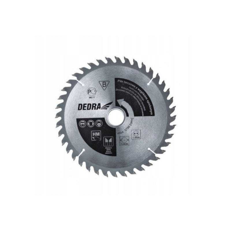 Piła tarczowa do drewna 165x16mm 24 zęby Piła tarczowa do drewna 165x16mm 24 zęby