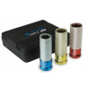 Nasadki udarowe do felg aluminiowych, 17,19,21 mm