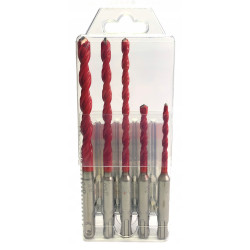 Alpen Multicut Wiertła Wiertło SDS-plus 5,6,6,8,10