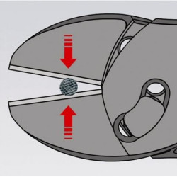 Szczypce tnące boczne KNIPEX TwinForce