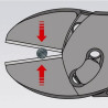 Szczypce tnące boczne KNIPEX TwinForce