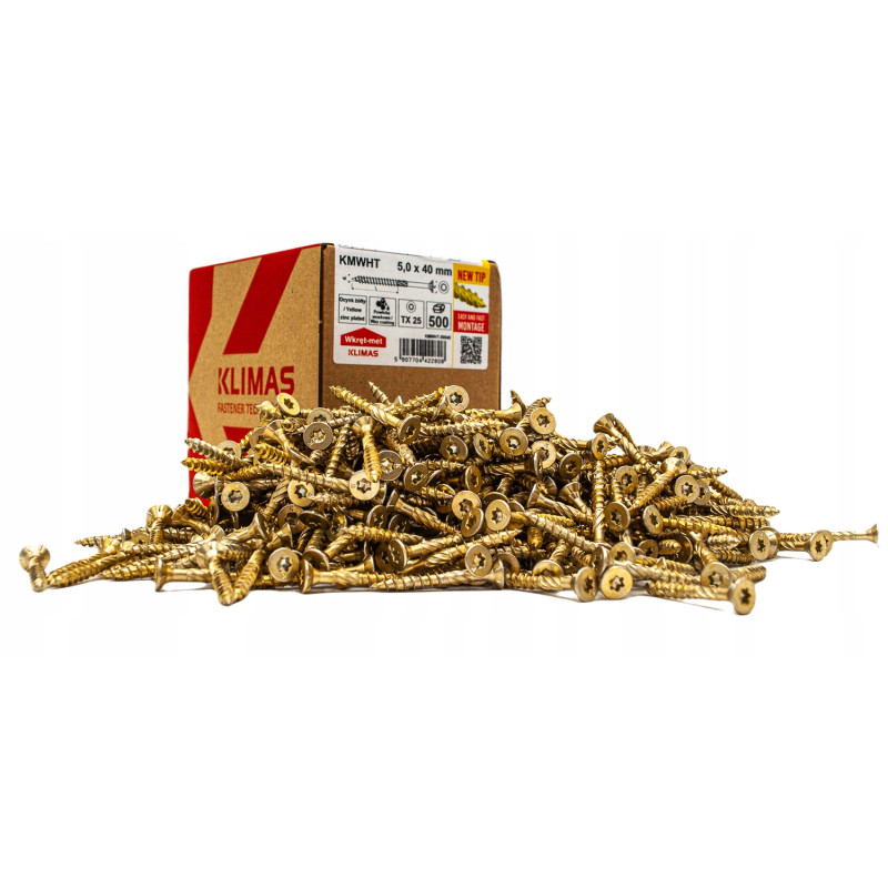 WKRĘTY CIESIELSKIE DO DREWNA 5x40 TORX Stożkowy WKRĘTY CIESIELSKIE DO DREWNA 5x40 TORX Stożkowy