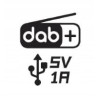 Radio budowlane DEDRA SAS+ALL DED7006BT DAB+/FM bl