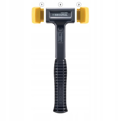 MŁOTEK MIĘKKIE BIJAKI Halder SECURAL 3380 40mm680g