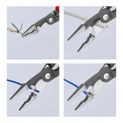 Szczypce do instalacji elektrycznej Knipex 200 mm