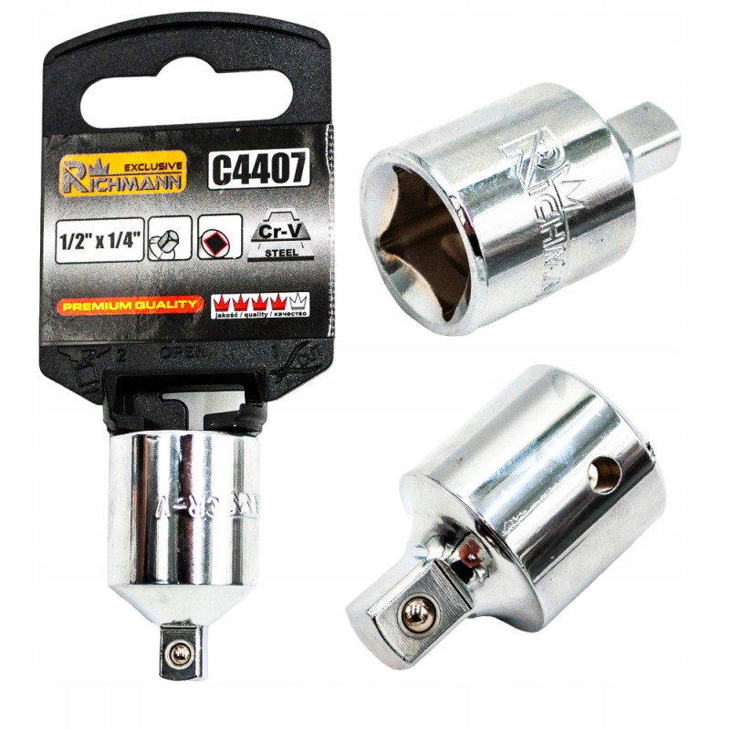 ADAPTER REDUKCJA PRZEJŚCIÓWKA 1/2 '' x 1/4 '' ADAPTER REDUKCJA PRZEJŚCIÓWKA 1/2 '' x 1/4 ''