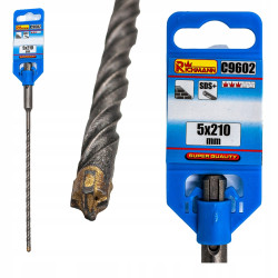 WIERTŁO DO BETONU 4 OSTRZA SDS PLUS 5x210 C9602
