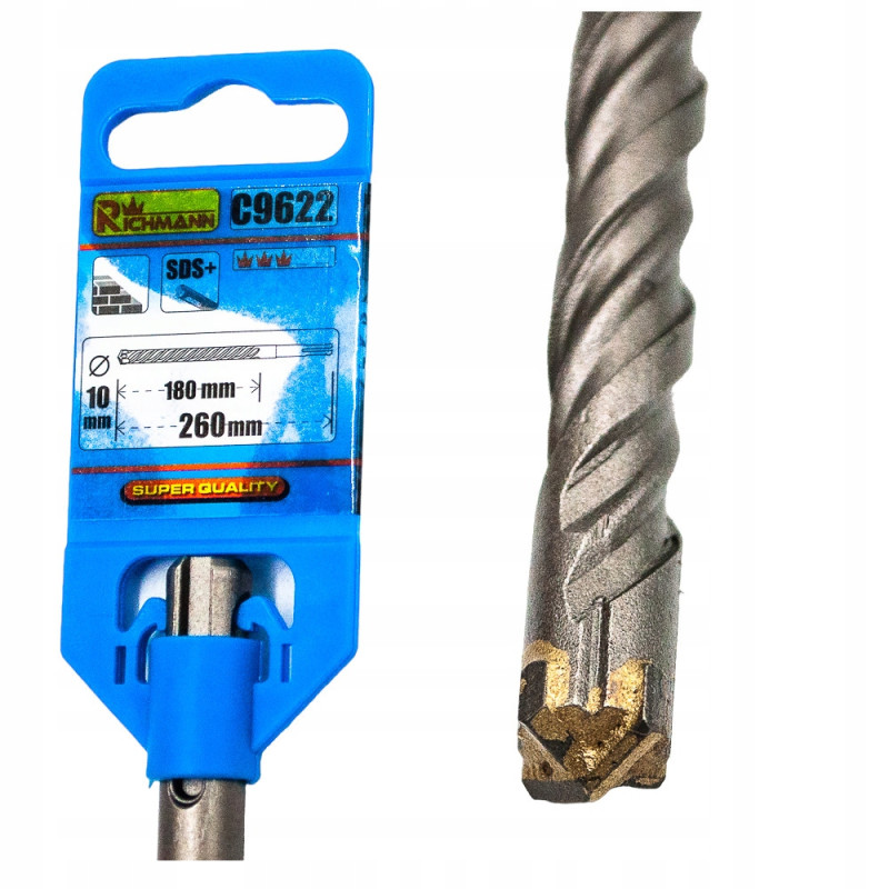 WIERTŁO DO MURU BETONU fi 10x260 mm SDS-PLUS WIDIA WIERTŁO DO MURU BETONU fi 10x260 mm SDS-PLUS WIDIA