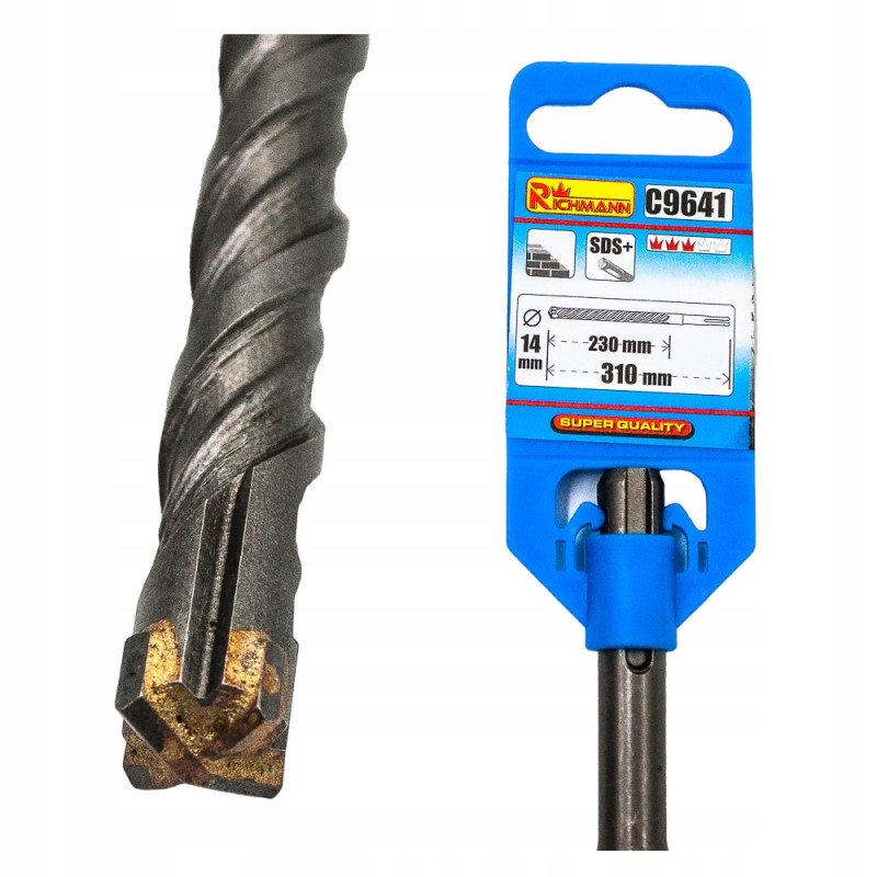 WIERTŁO DO MURU BETONU fi 14x310 mm SDS-PLUS WIDIA WIERTŁO DO MURU BETONU fi 14x310 mm SDS-PLUS WIDIA