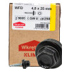 WKRĘTY FARMERSKIE 4,8x25mm RAL 9005 FARMERY 250szt