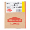 WKRĘTY FARMERSKIE 4,8x55mm RAL 3011 FARMERY 200szt