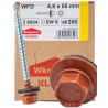 WKRĘTY FARMERSKIE 4,8x55mm RAL 8004 FARMERY 200szt