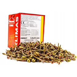 WKRĘTY CIESIELSKIE DO DREWNA 3,5x35 mm TORX 500szt