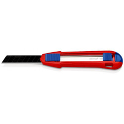 Nóż z odłamywanym ostrzem Knipex 165 mm czerwony