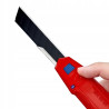Nóż z odłamywanym ostrzem Knipex 165 mm czerwony