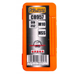 GWINTOWNIKI M10 RĘCZNY HSS DIN-352 HRC 64-66 3 szt