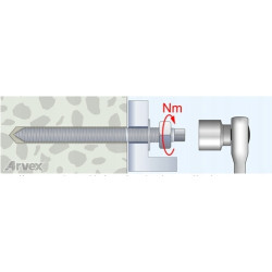 HM kotwa kotwy chemiczna żywica ARVEX CPS300 10szt