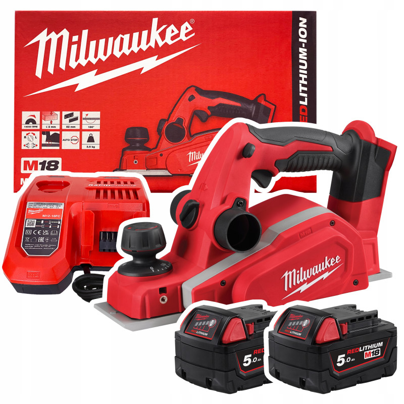 Strug akumulatorowy Milwaukee 4933451113 M18 BP-502 + M12-18FC Strug akumulatorowy Milwaukee 4933451113 M18 BP-502 + M12-18FC