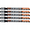 BRZESZCZOT DO WYRZ. DREWNO "T" HCS 100MM,6 TPI CZYSTE CIĘCIE T101D 5 SZT
