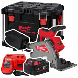 Milwaukee zestaw zagłębiarka 55mm drewno i tworzyw  M18 FPS55-501C0P packout