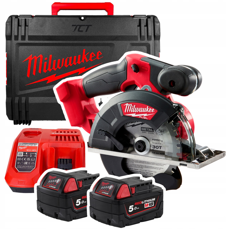 PIŁA PILARKA TARCZOWA DO METALU 57MM Milwaukee M18 FMCS-502X + M12-18FC PIŁA PILARKA TARCZOWA DO METALU 57MM Milwaukee M18 FMCS-502X + M12-18FC