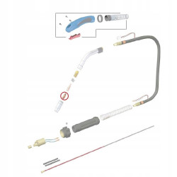 KOŃCÓWKA PRĄDOWA DO STALI 0,6MM MAGNUM zestaw 10 sztuk