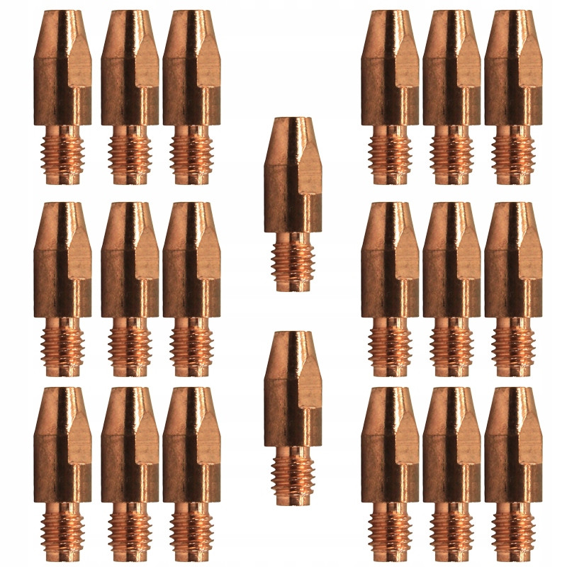 Końcówka prądowa fi 0.8 MB-401 MB-501 M8x30 20szt. Końcówka prądowa fi 0.8 MB-401 MB-501 M8x30 20szt.