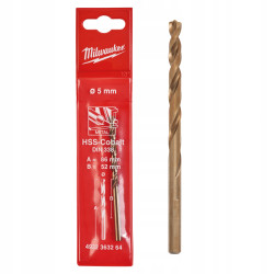 Wiertło do metalu HSS-G red cobalt 5,0mm MILWAUKEE