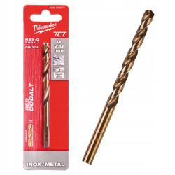 Wiertło do metalu HSS-G red cobalt 7.0mm MILWAUKEE