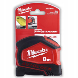 Taśma miara zwijana AUTOLOCK Milwaukee premium 8 m