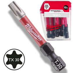 Bit udarowy Shockwave Torx TX30 T30 50mm Milwaukee