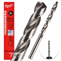 Wiertło do metalu Milwaukee HSS-G THUNDERWEB 7,0mm