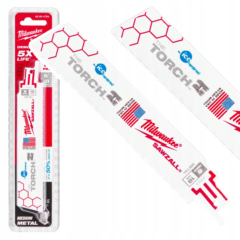 Brzeszczot do METALU TORCH Milwaukee 48004784 150 Brzeszczot do METALU TORCH Milwaukee 48004784 150