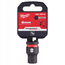 Milwaukee Nasadka Udarowa 3/8" krótka 8mm HEX