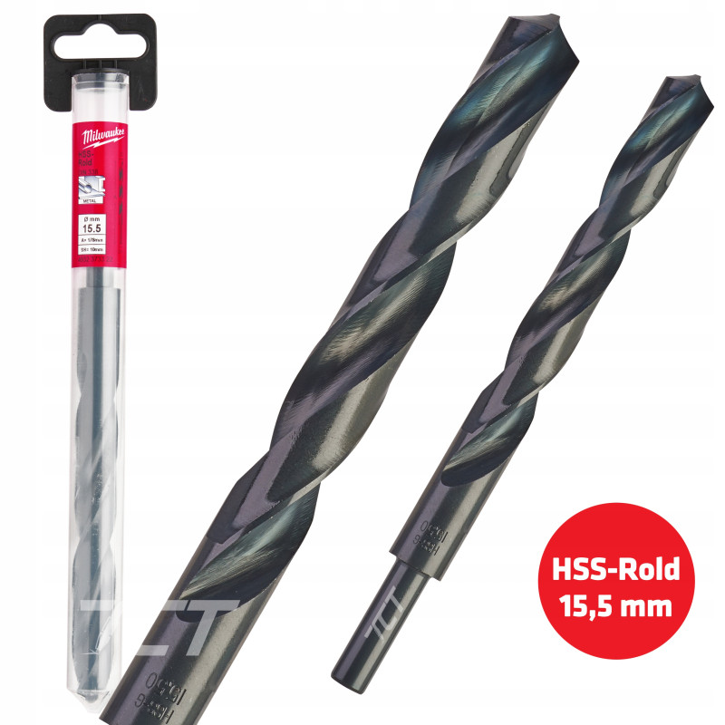 WIERTŁO DO METALU MILWAUKEE HSS-R 15,5 PODTACZANE WIERTŁO DO METALU MILWAUKEE HSS-R 15,5 PODTACZANE