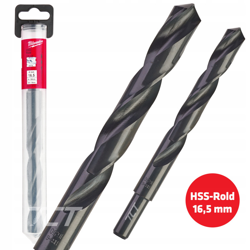 WIERTŁO DO METALU MILWAUKEE HSS-R 16,5 PODTACZANE WIERTŁO DO METALU MILWAUKEE HSS-R 16,5 PODTACZANE