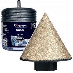 Frez diamentowy stożkowy szlifujący 2-50mm M14 CONO Ferrati