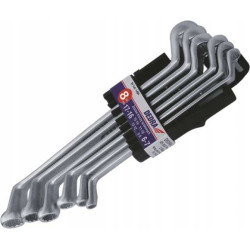 KLUCZE OCZKOWE ODGIĘTE DEDRA 1407 zestaw 6-22mm