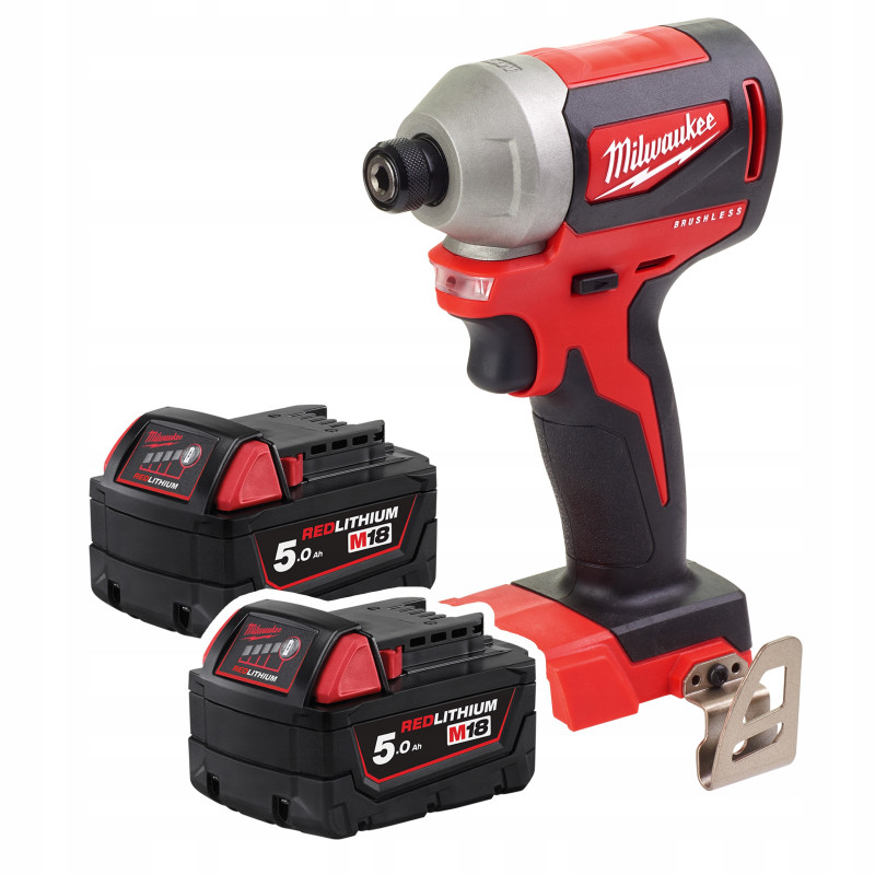 M18CBLID-502 Kompaktowa bezszczotkowa zakrętarka udarowa ¼” Milwaukee M18CBLID-502 Kompaktowa bezszczotkowa zakrętarka udarowa ¼” Milwaukee