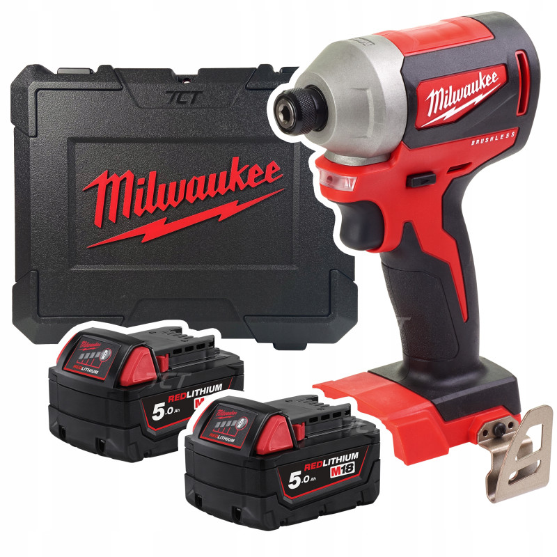 M18CBLID-502C Kompaktowa bezszczotkowa zakrętarka udarowa ¼” Milwaukee M18CBLID-502C Kompaktowa bezszczotkowa zakrętarka udarowa ¼” Milwaukee