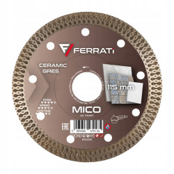 FERRATI TARCZA DIAMENTOWA TNĄCA MICO Ø 115MM x 22,23 MM
