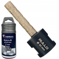FREZ DIAMENTOWY WALCOWY SZLIFUJĄCY 10MM RULLO Ø10mm x M14 RULLO Ferrati
