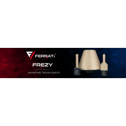 FREZ DIAMENTOWY 2IN1 SZLIFUJĄCY 6*67MM DUO Ø6*67mm x M14 DUO Ferrati