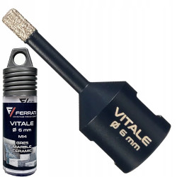 Otwornica diamentowa DDV-T 6mm M14 VITALE FERRATi