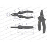 Szczypce uniwersalne 160 mm Waryński WMP001