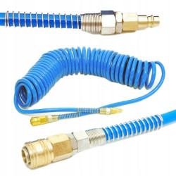 Wąż Pneumatyczny Spiralny PU 12 X 8 mm 15 m MAGNUM