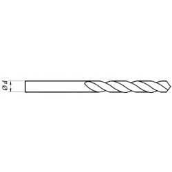 Wiertło do metalu HSS DIN 338 fi 3,8 mm 1 szt ALPEN DRILL