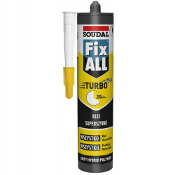 SOUDAL FIX ALL TURBO SZYBKI KLEJ MONTAŻOWY 290 ml