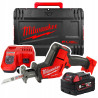 Piła szablasta akumulatorowa Milwaukee M18 FHZ-501X + ładowarka M12-18FC