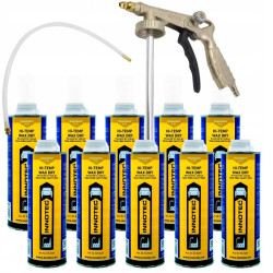 Zestaw Suchy wosk bezbarwny INNOTEC 10sz +pistolet- do konserwacji podwozia